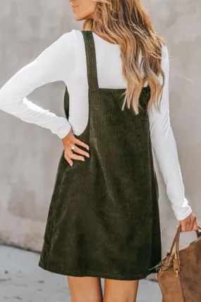 A-Line Corduroy Dress