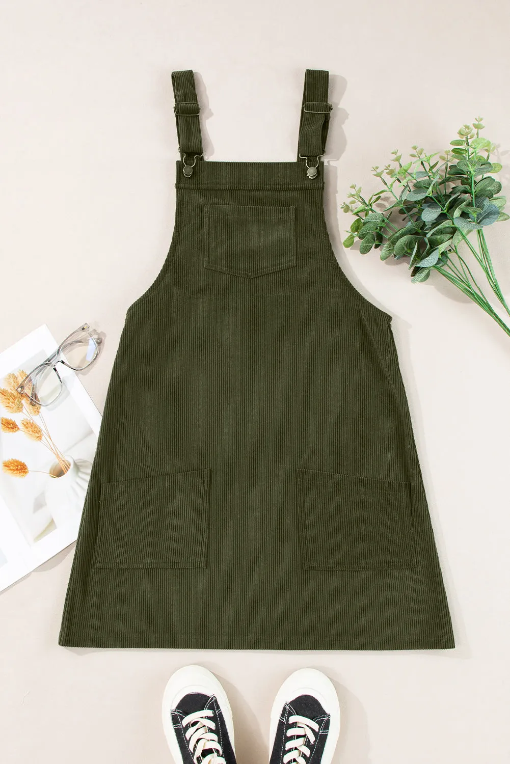 A-Line Corduroy Dress