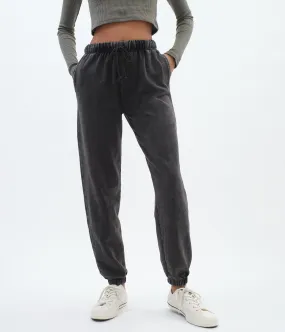 Aeropostale Slouchy High-Rise Cinched Sweatpants