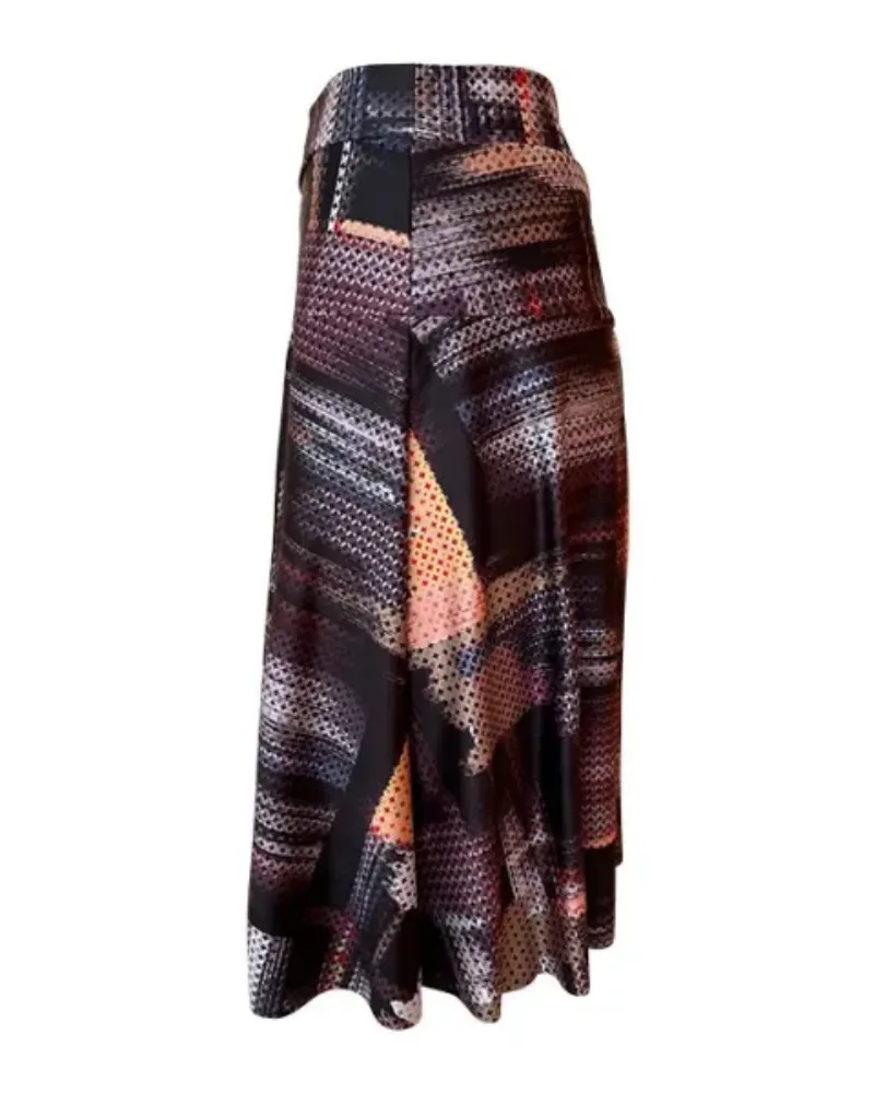 Bella Geometric Sequins Print 25" Swim Skirt