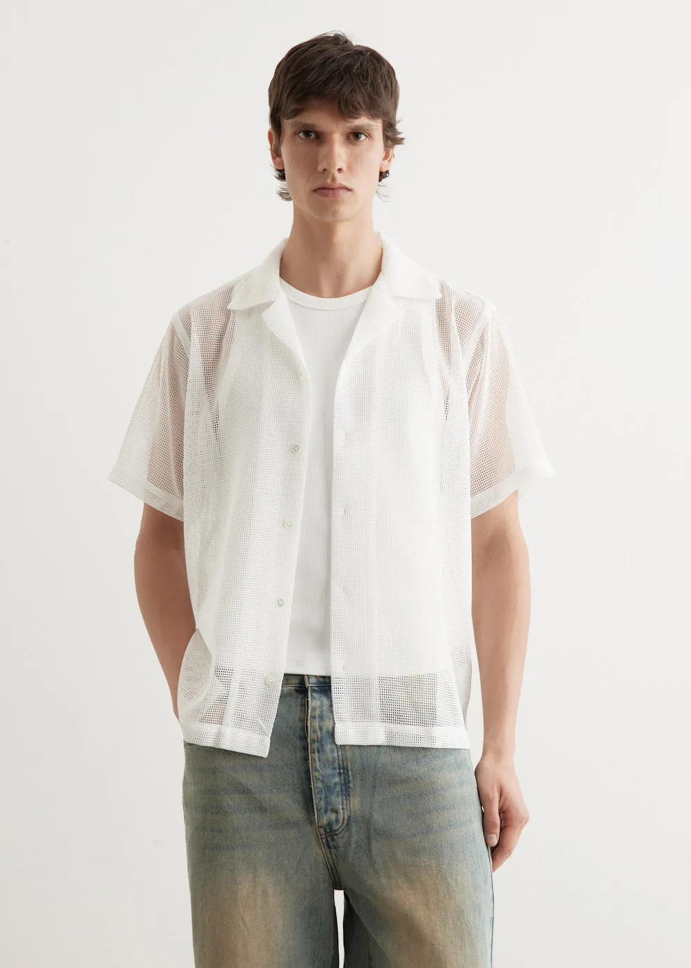 Canty Mesh Short Sleeve Shirt