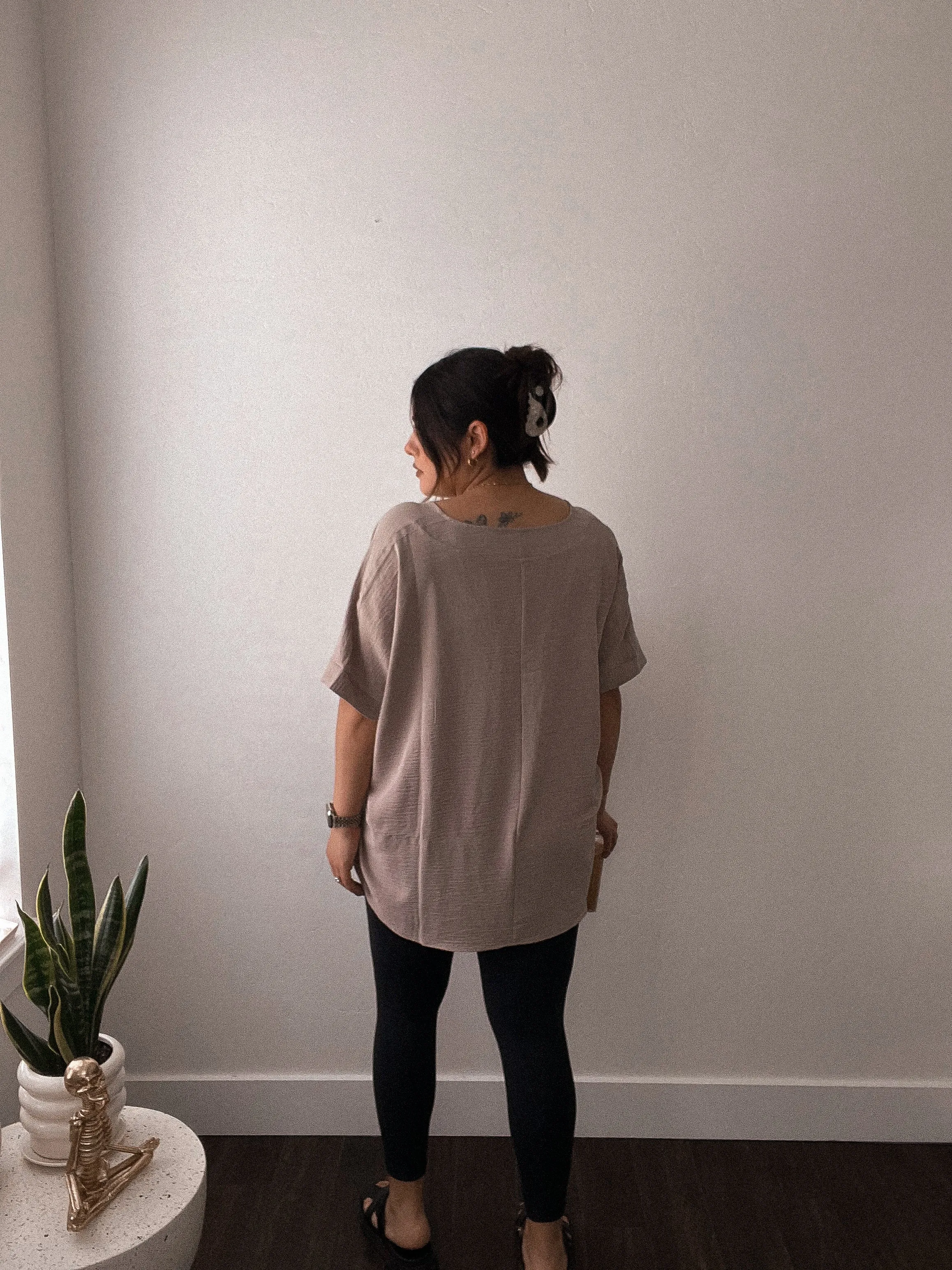 Comfy mom oversized top