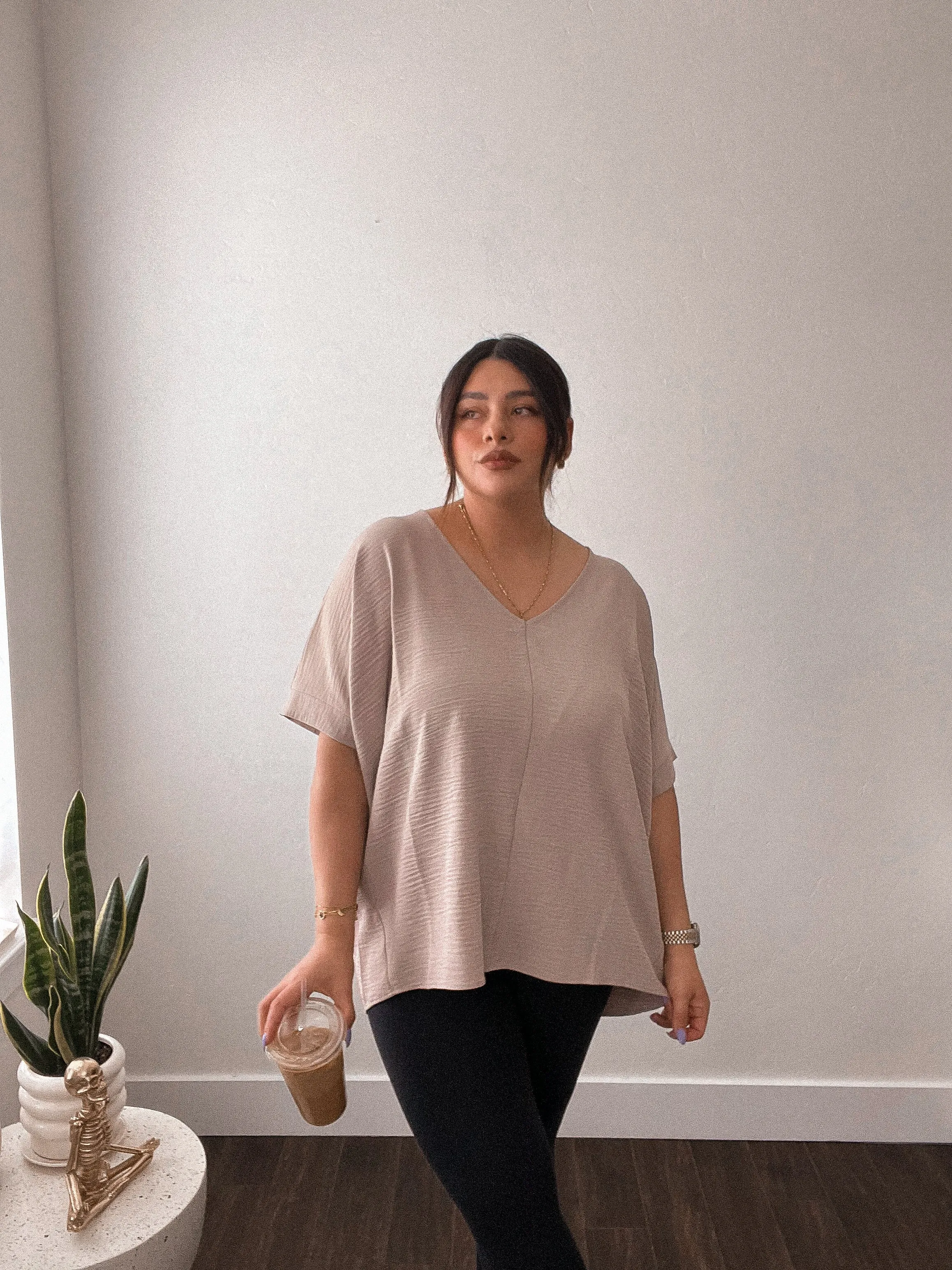 Comfy mom oversized top