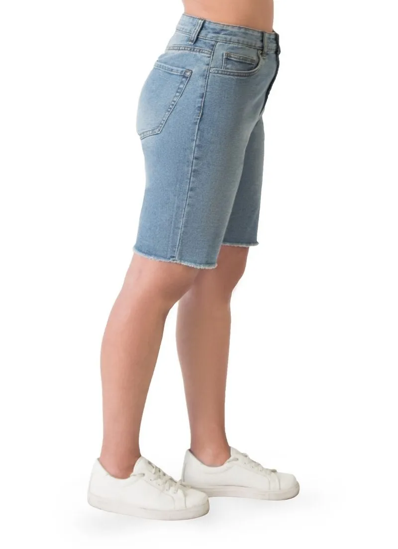 Dex - High Rise Bermuda Shorts