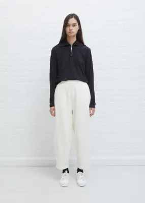 Farley Fleeceback Jersey Pant — Milk