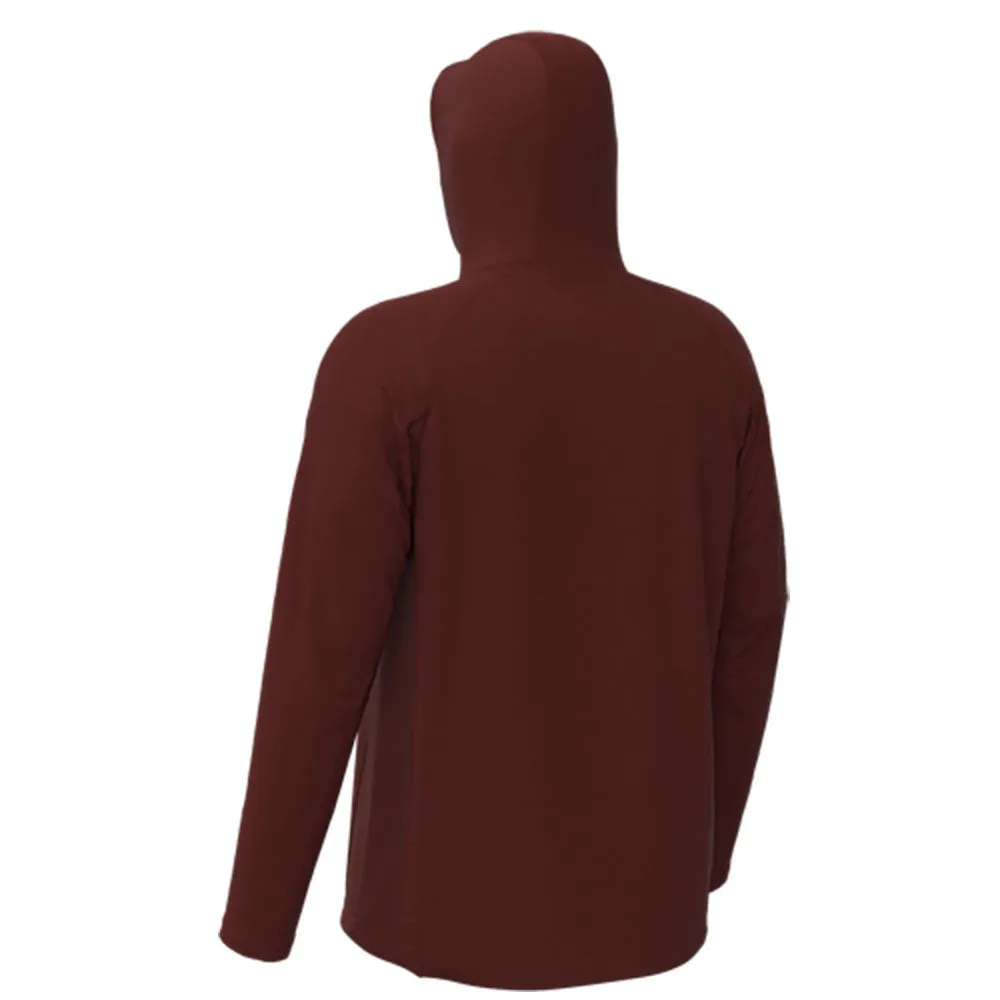 FXR Attack UPF PO Hoodie Oxblood Red