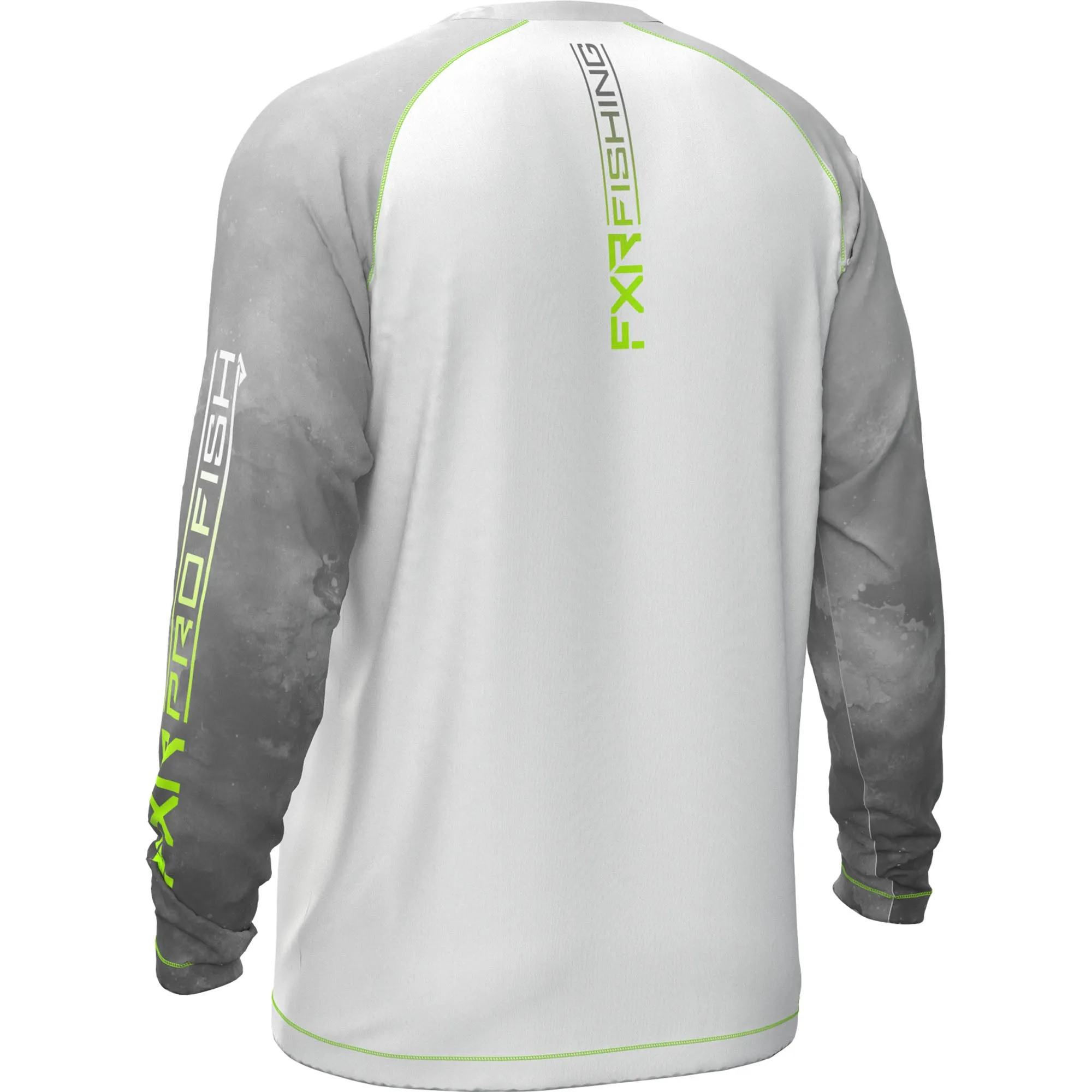 FXR Derby Air UPF Longsleeve T-Shirt White/Lime