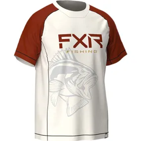 FXR  M Big Treble UPF T-Shirt Tee Lightweight Sunshield Vented Mesh Bone Bass