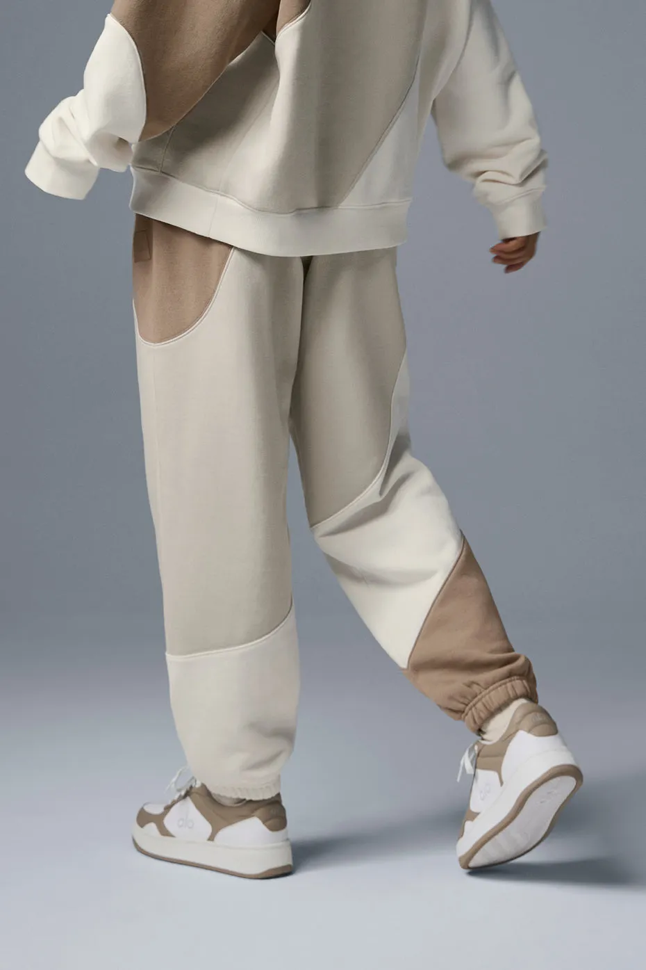 Make Waves Sweatpant - Ivory/Bone/Gravel