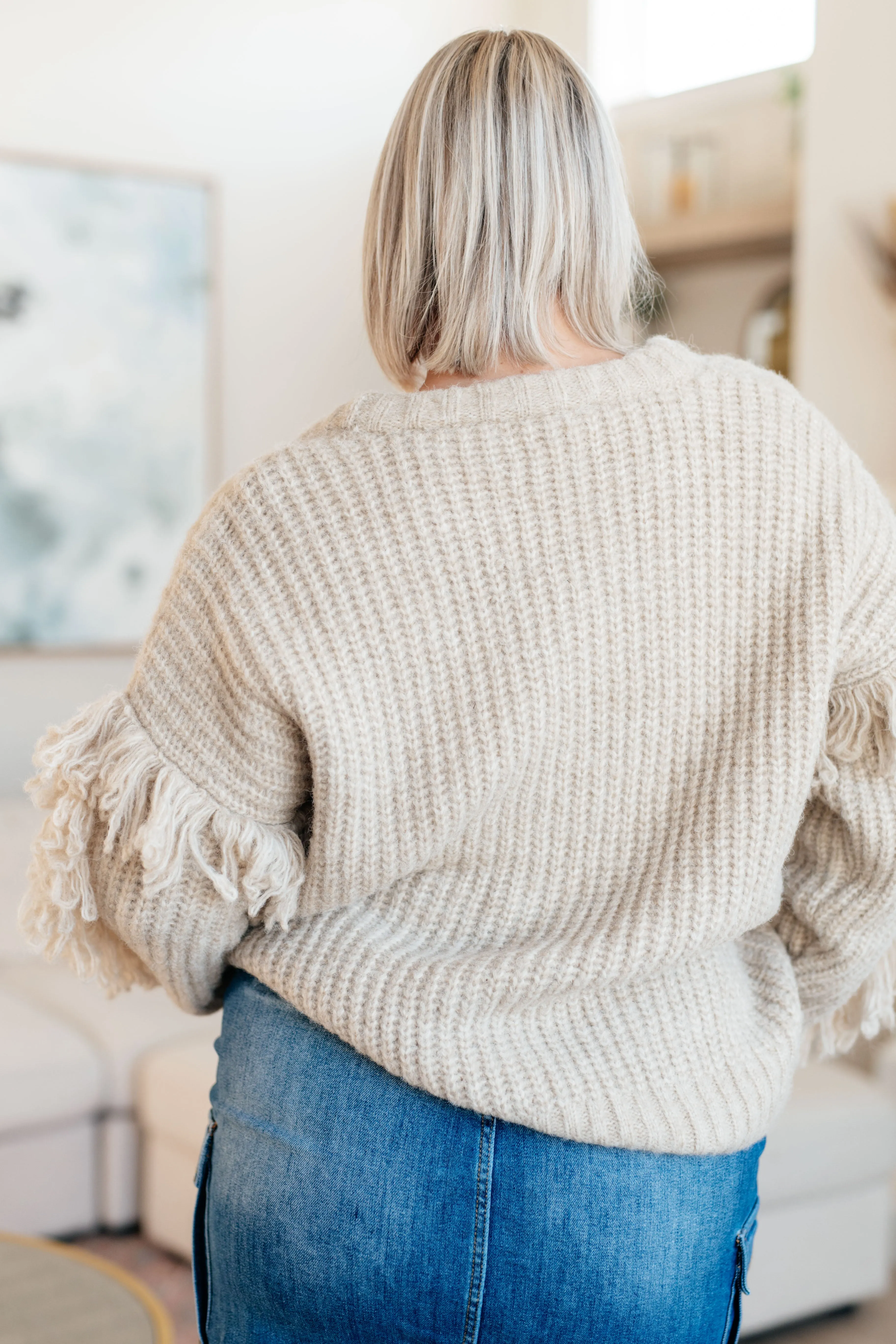 Melanie Fringe Cardigan