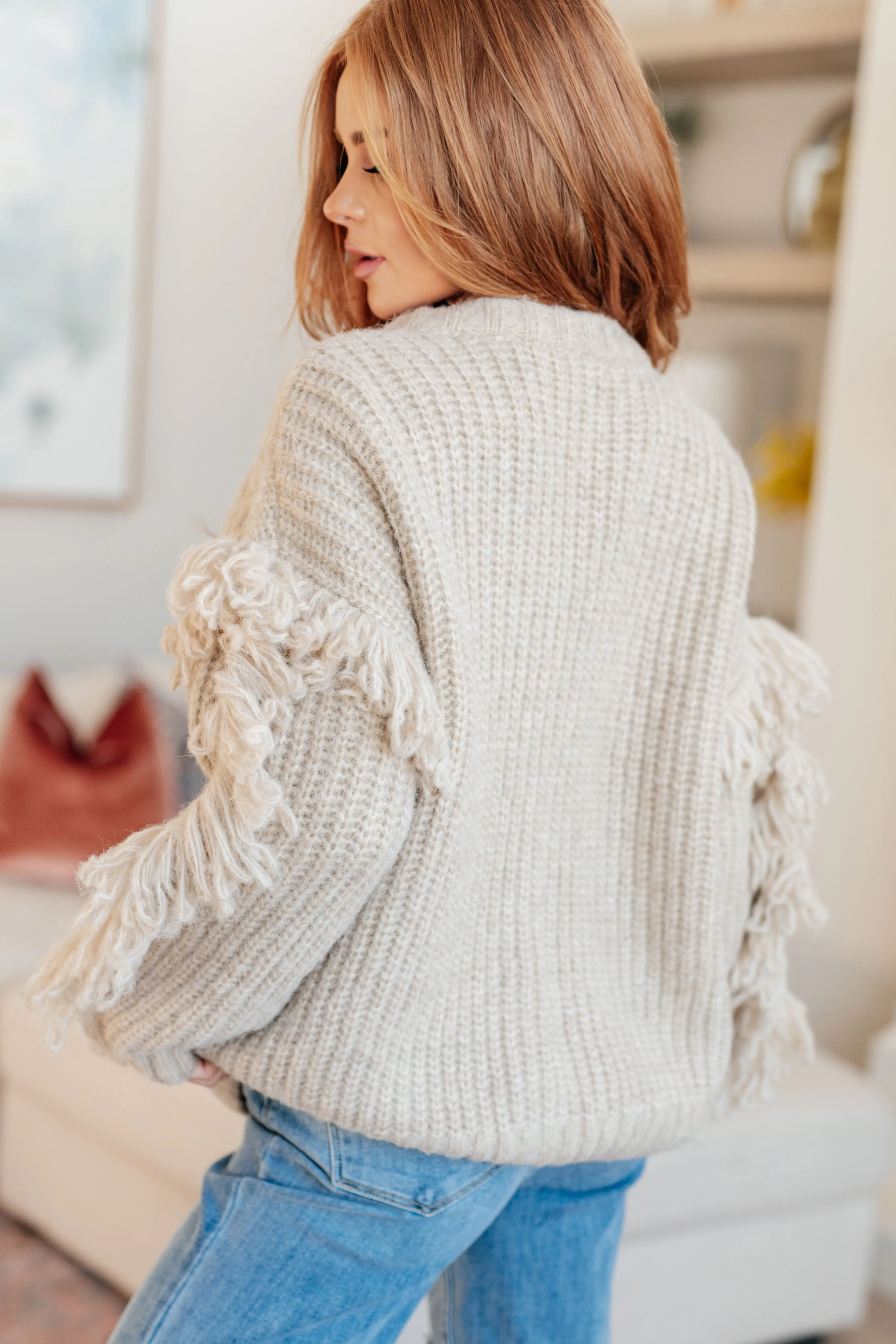 Melanie Fringe Cardigan