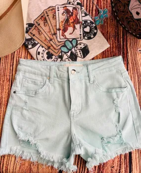 Mint to Be Light Shorts*