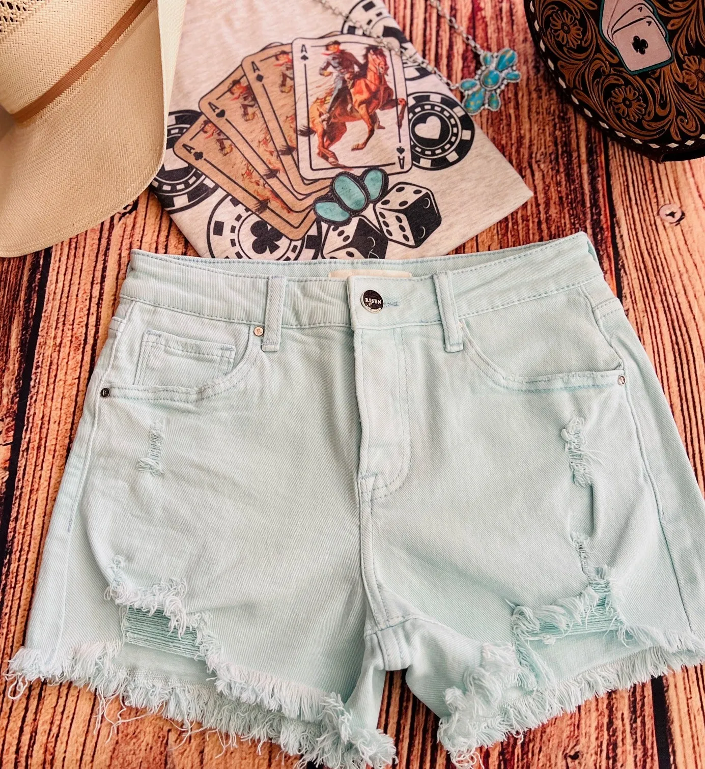 Mint to Be Light Shorts*