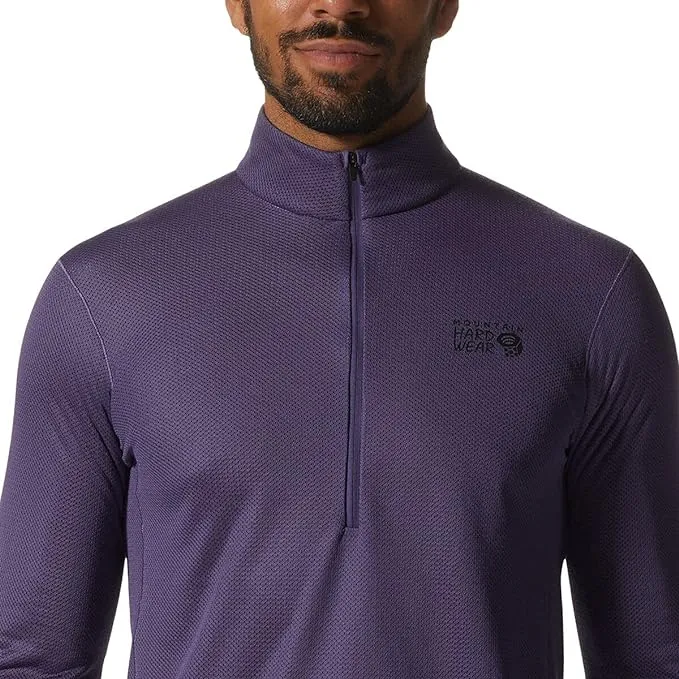 Mountain Hardwear Men's Airmesh 1/2 Zip - Allium