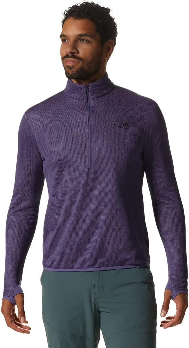 Mountain Hardwear Men's Airmesh 1/2 Zip - Allium