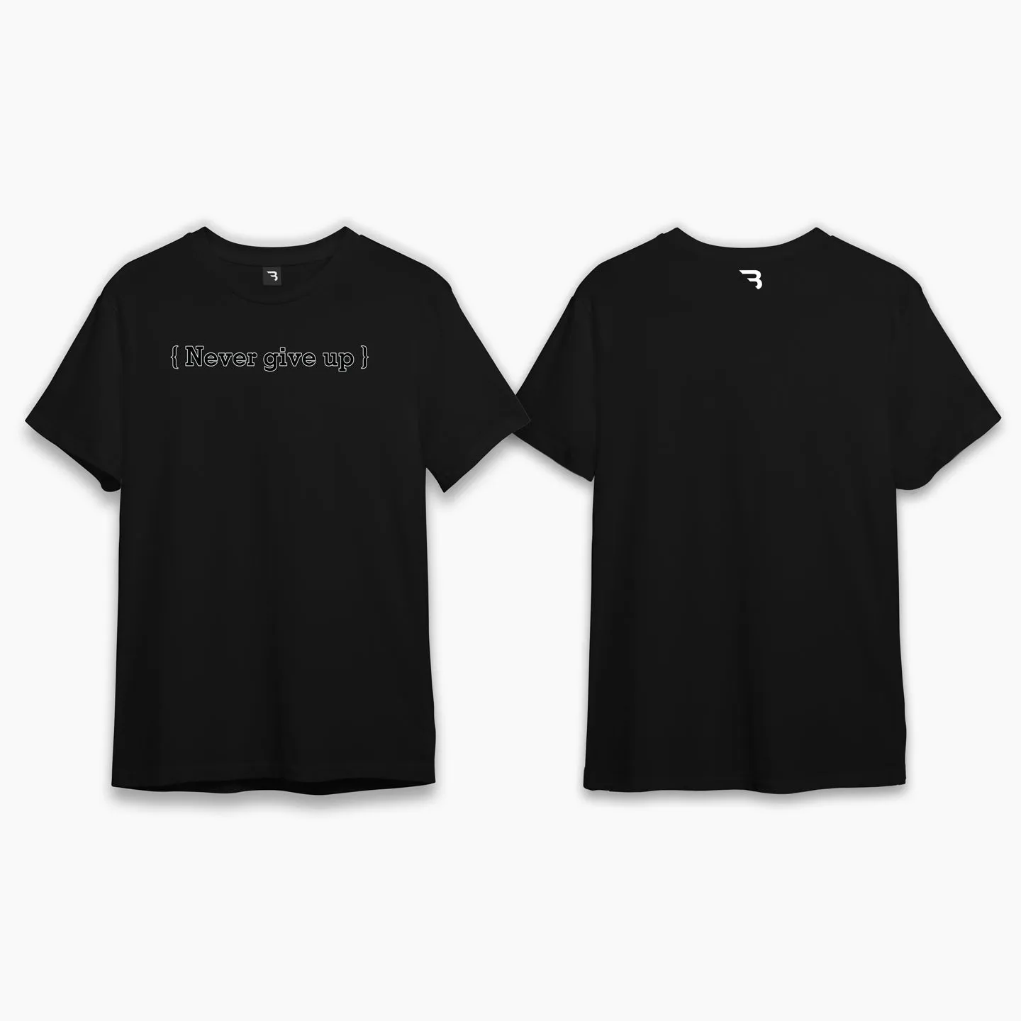 Never Give Up Tee Oversized