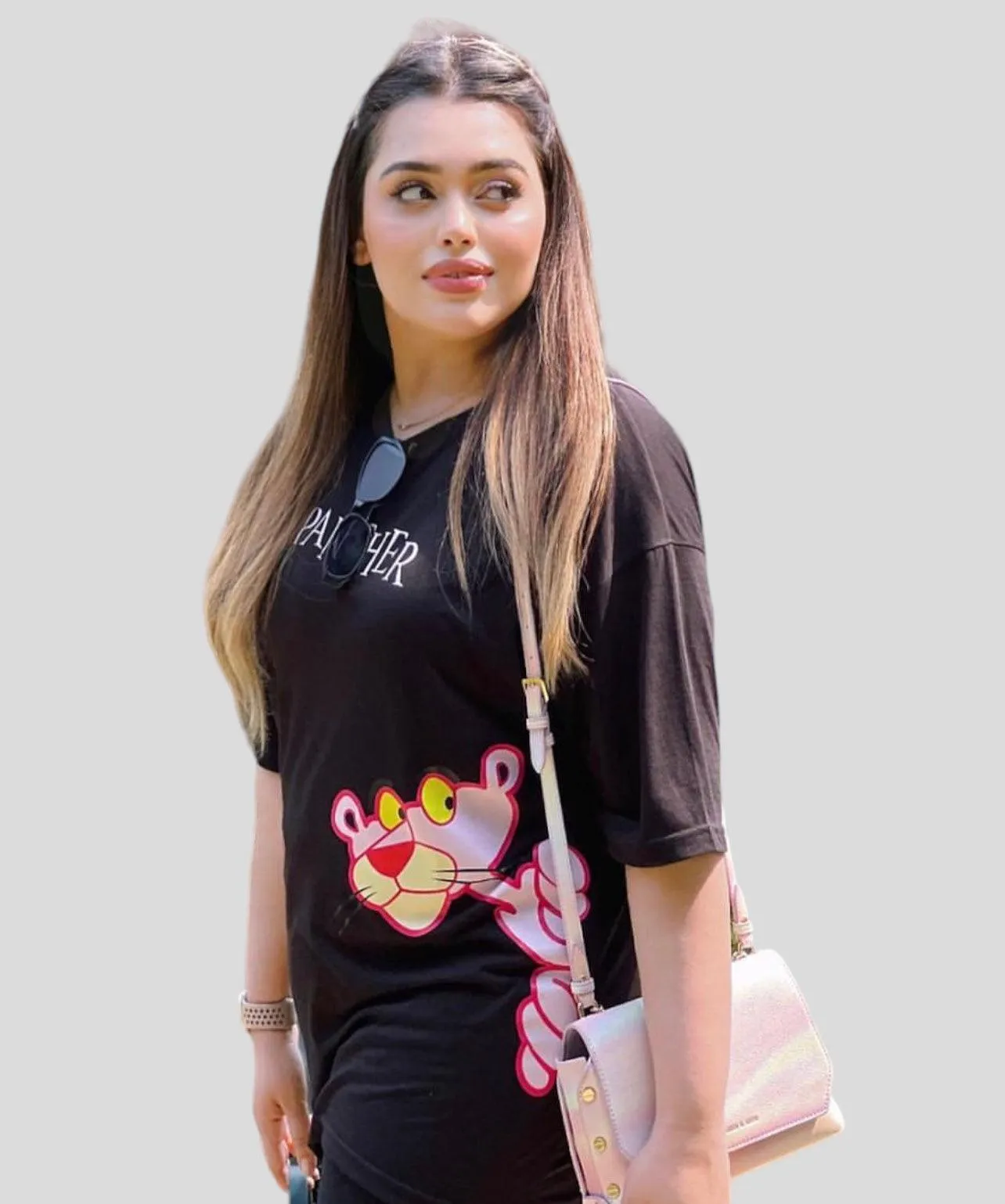 Pink Panther Tee Oversized