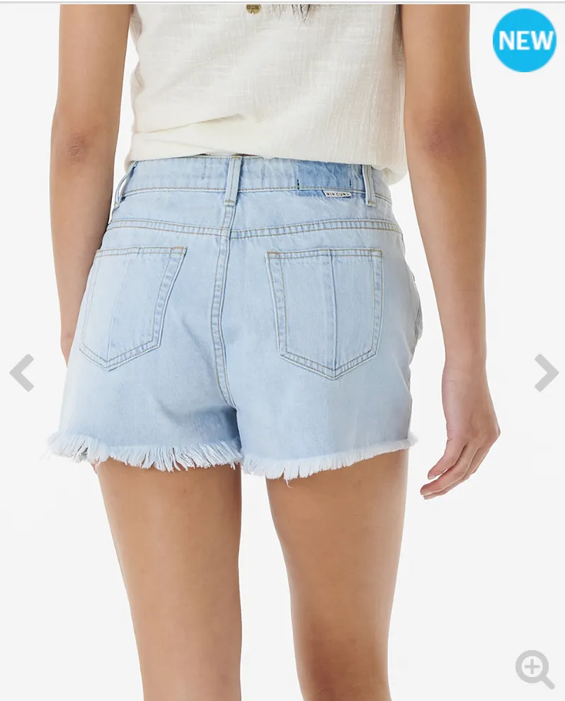 Ripcurl Amy High Waist Denim Short