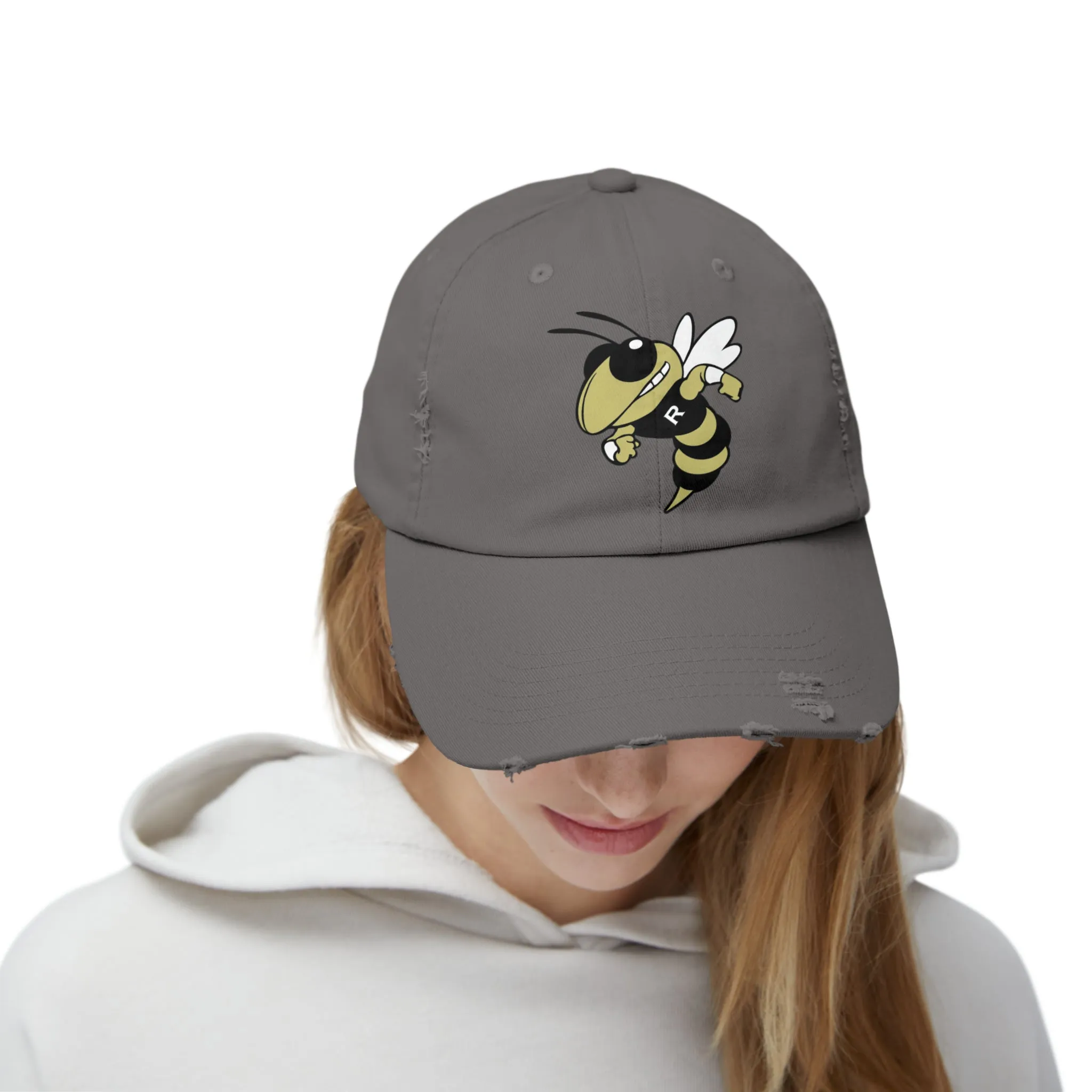 Rockmart Jackets School Spirit Unisex Distressed Cap