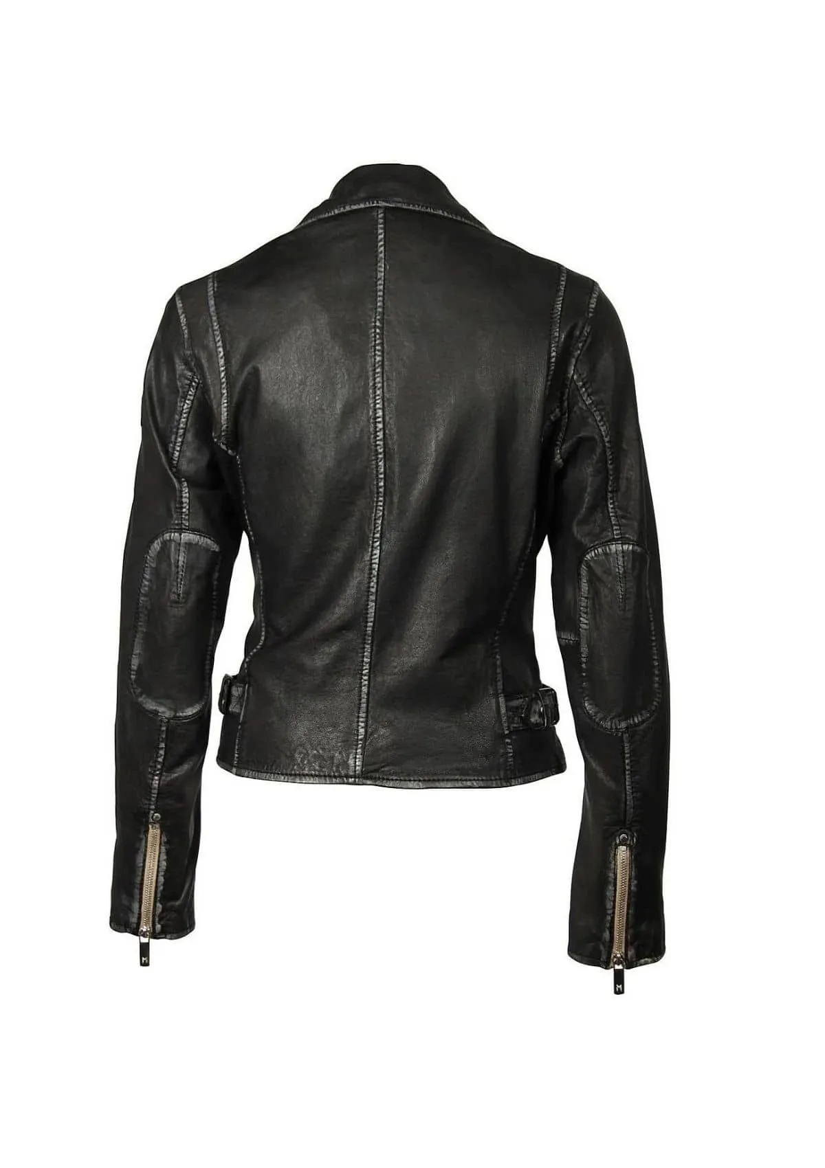 Sofia Leather Jacket - Black