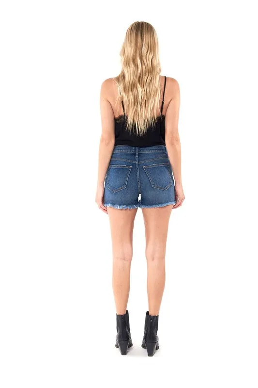 Summer Sun Jean Shorts - Dark