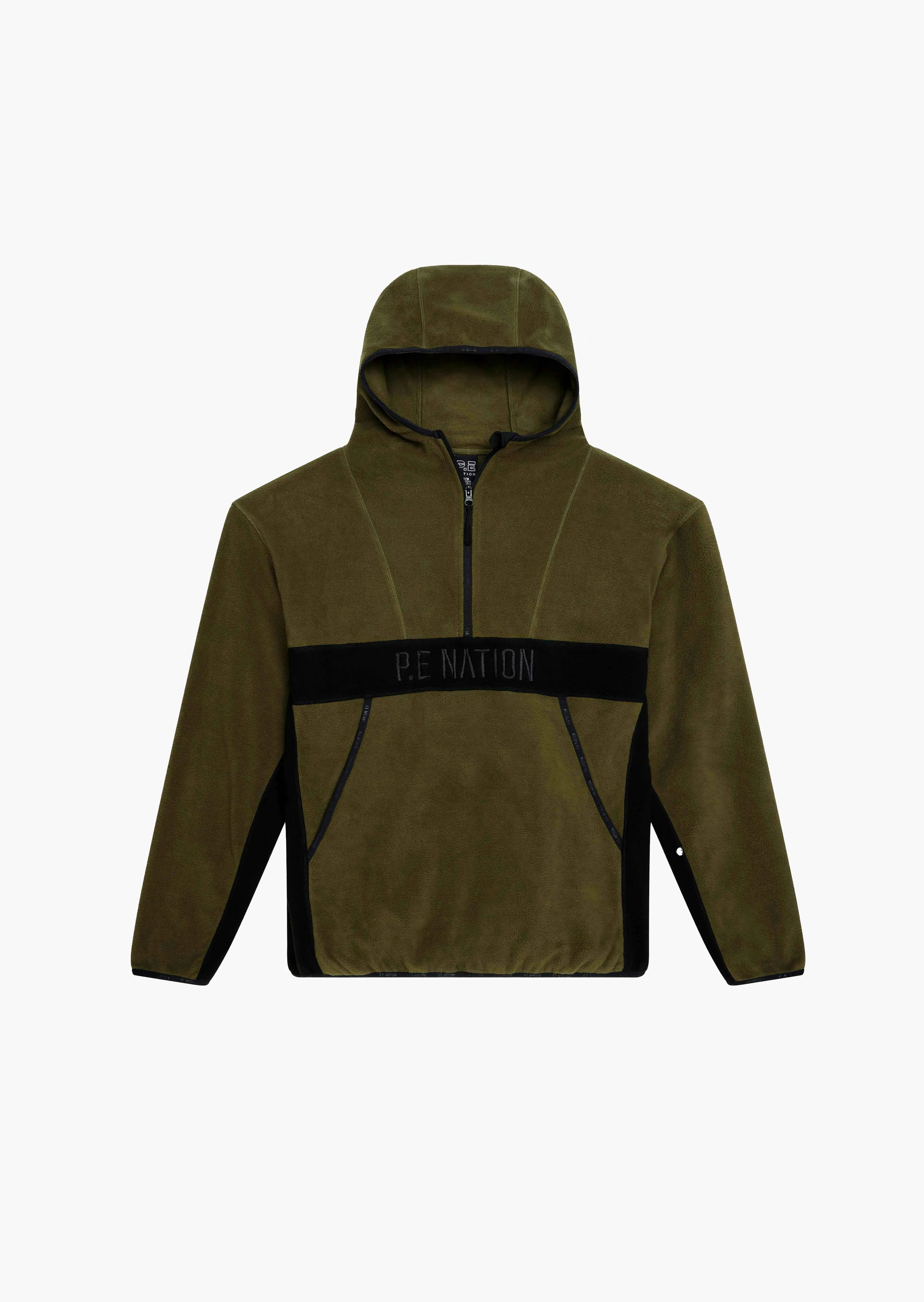 TITLE DEFENCE POLAR FLEECE HOOD IN KHAKI