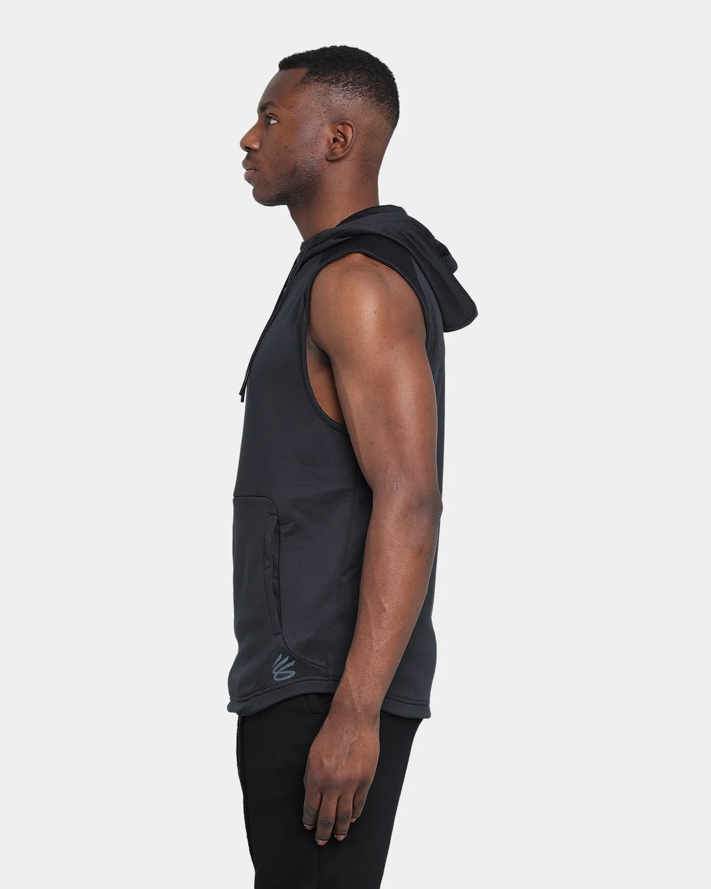 Under Armour Curry UNDRTD Sleeveless Hoodie Black/Black/Jet