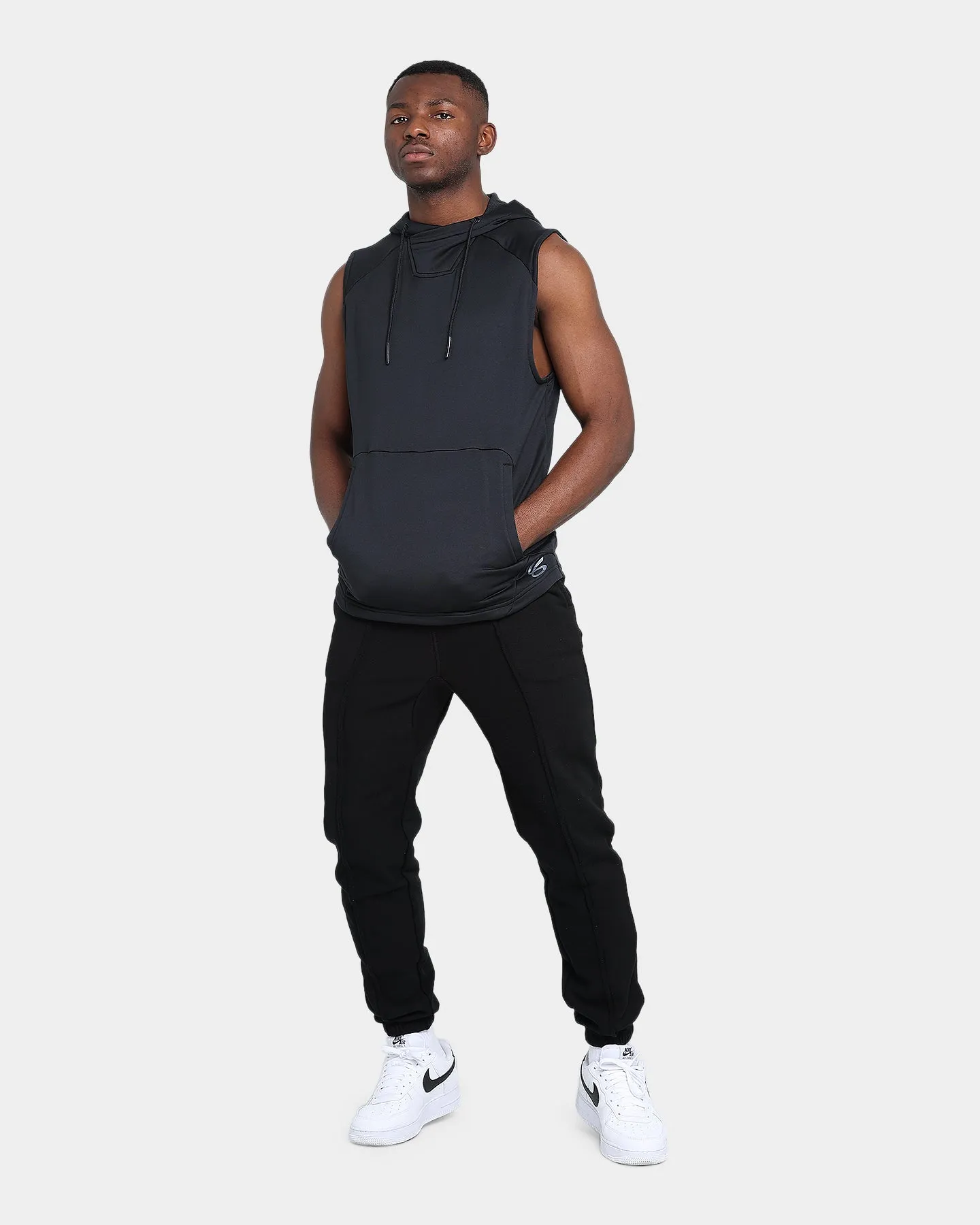 Under Armour Curry UNDRTD Sleeveless Hoodie Black/Black/Jet