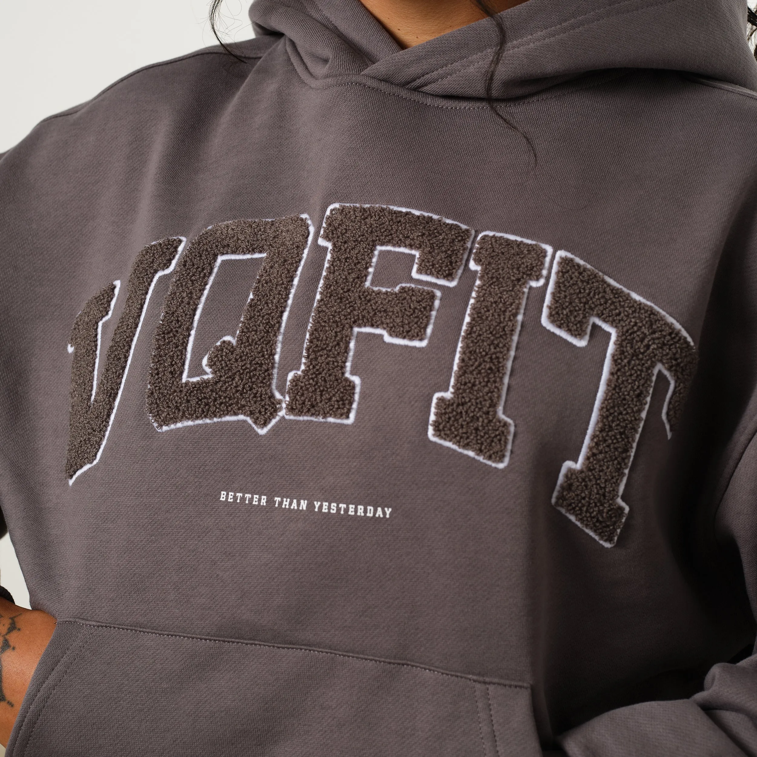 Vanquish Graphite Grey VQFIT Oversized Hoodie