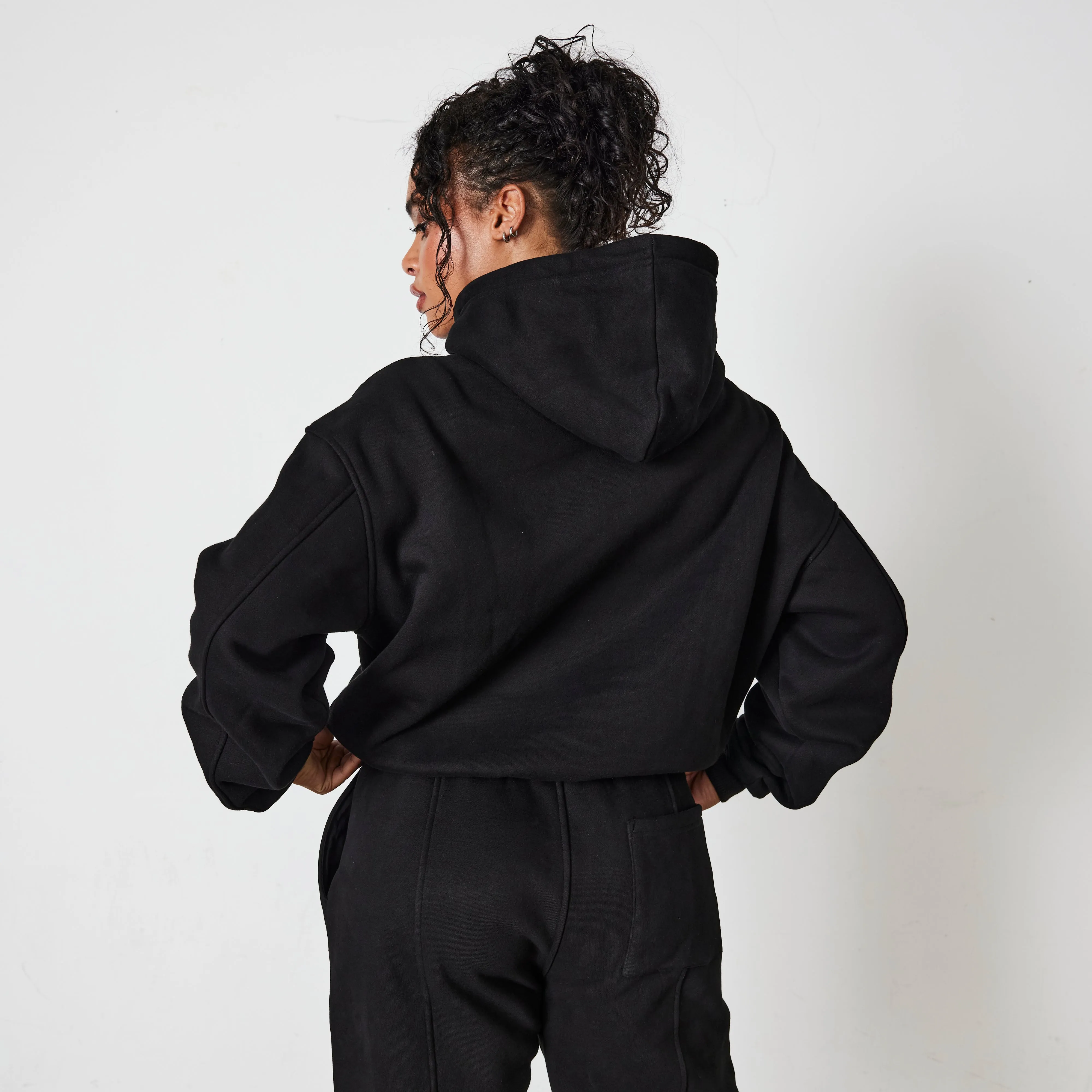 Vanquish Jet Black VQFIT Oversized Hoodie