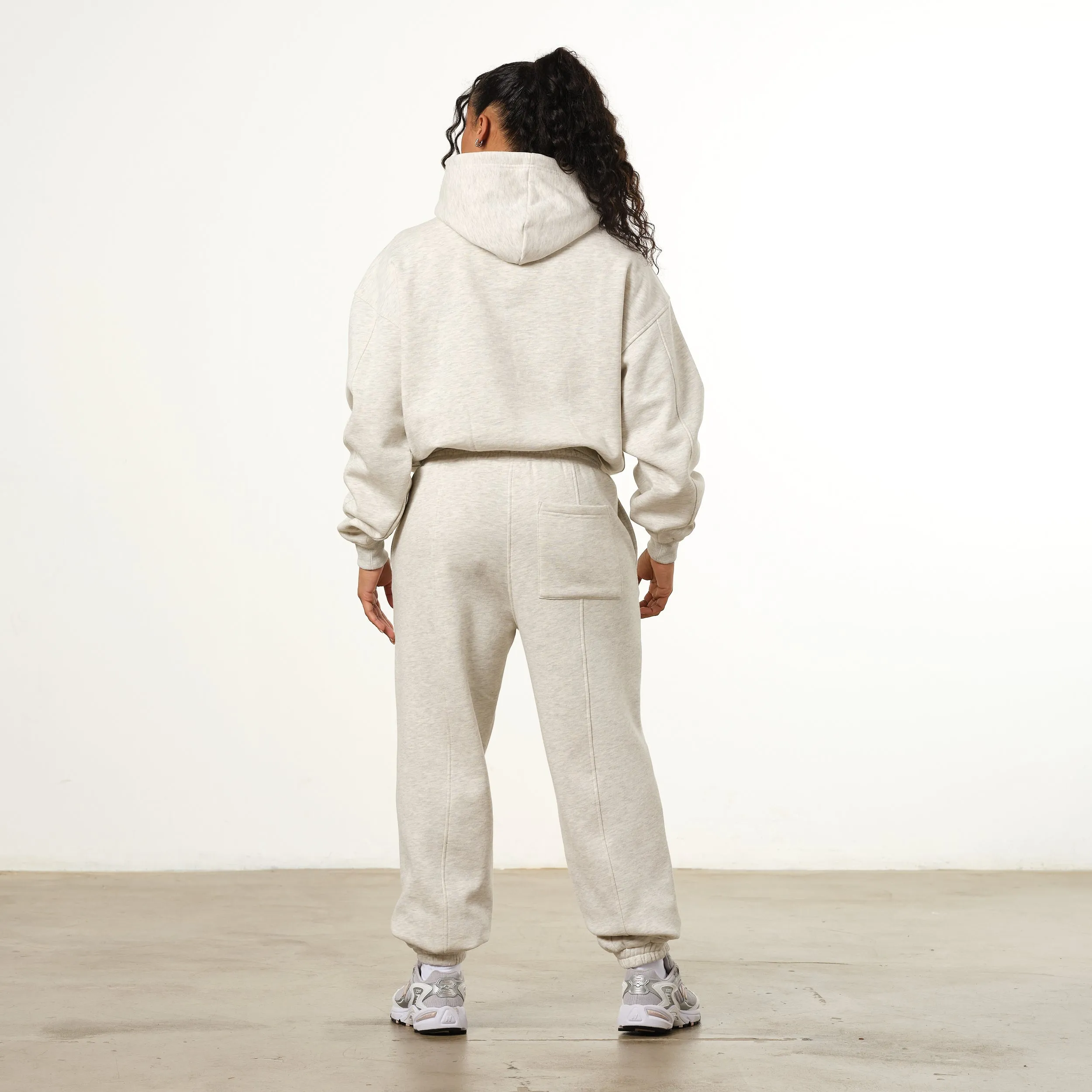 Vanquish Oat Marl VQFIT Oversized Hoodie