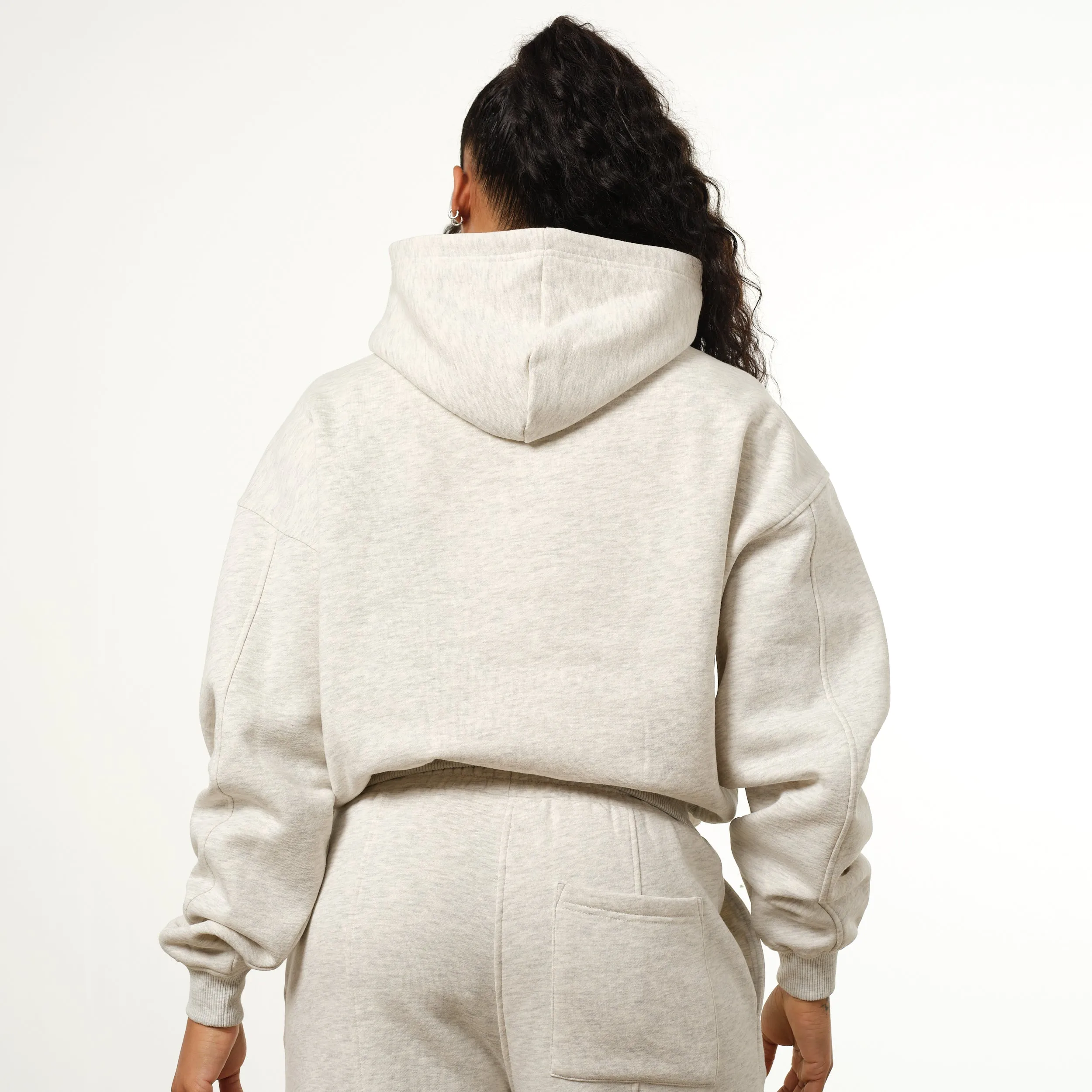 Vanquish Oat Marl VQFIT Oversized Hoodie