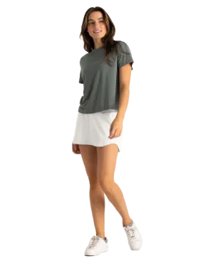 Ws 13" Lined Active Breeze Skort Sea Salt